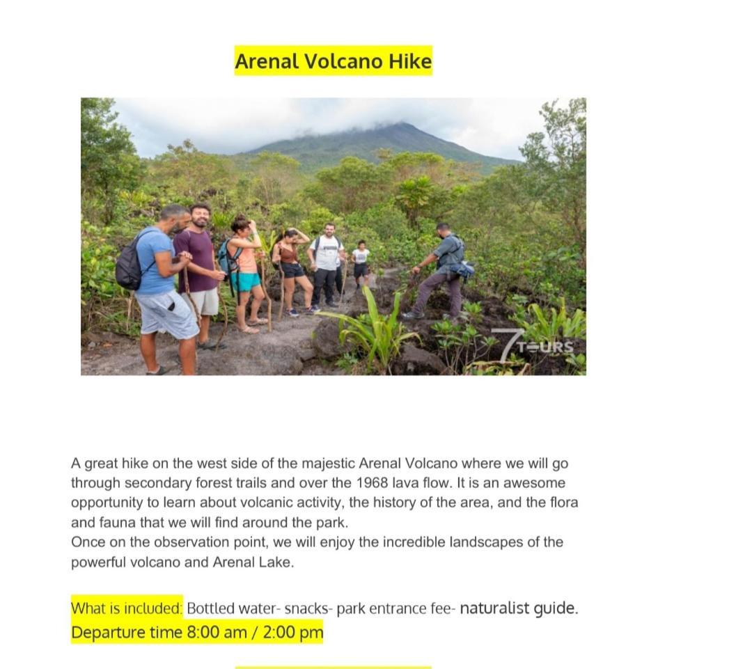 Alojamientos N&S La Fortuna ภายนอก รูปภาพ